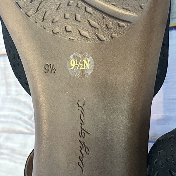 Easy Spirit Cindie Mary Jane Heels Black Shoes Size 9.5 Narrow - Picture 6 of 6